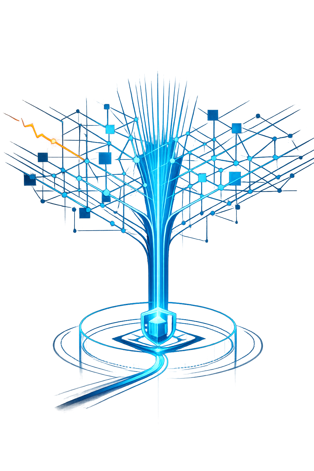 Netrino agentic cybersecurity illustration